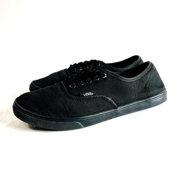 Vans Off the Wall Black Casual Canvas Sneakers Women US 7, UK 4.5 - Picture 2 of 8